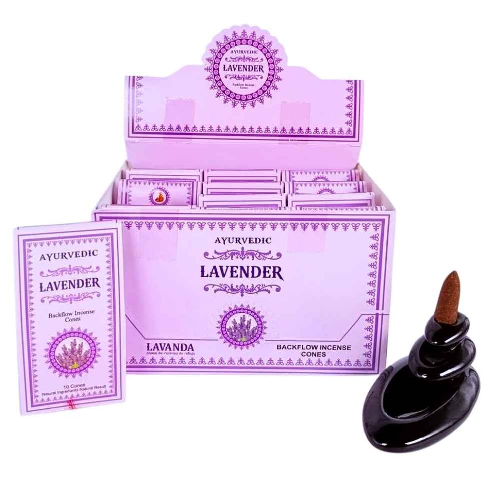 Ayurvedic Lavender Incense Backflow Cones